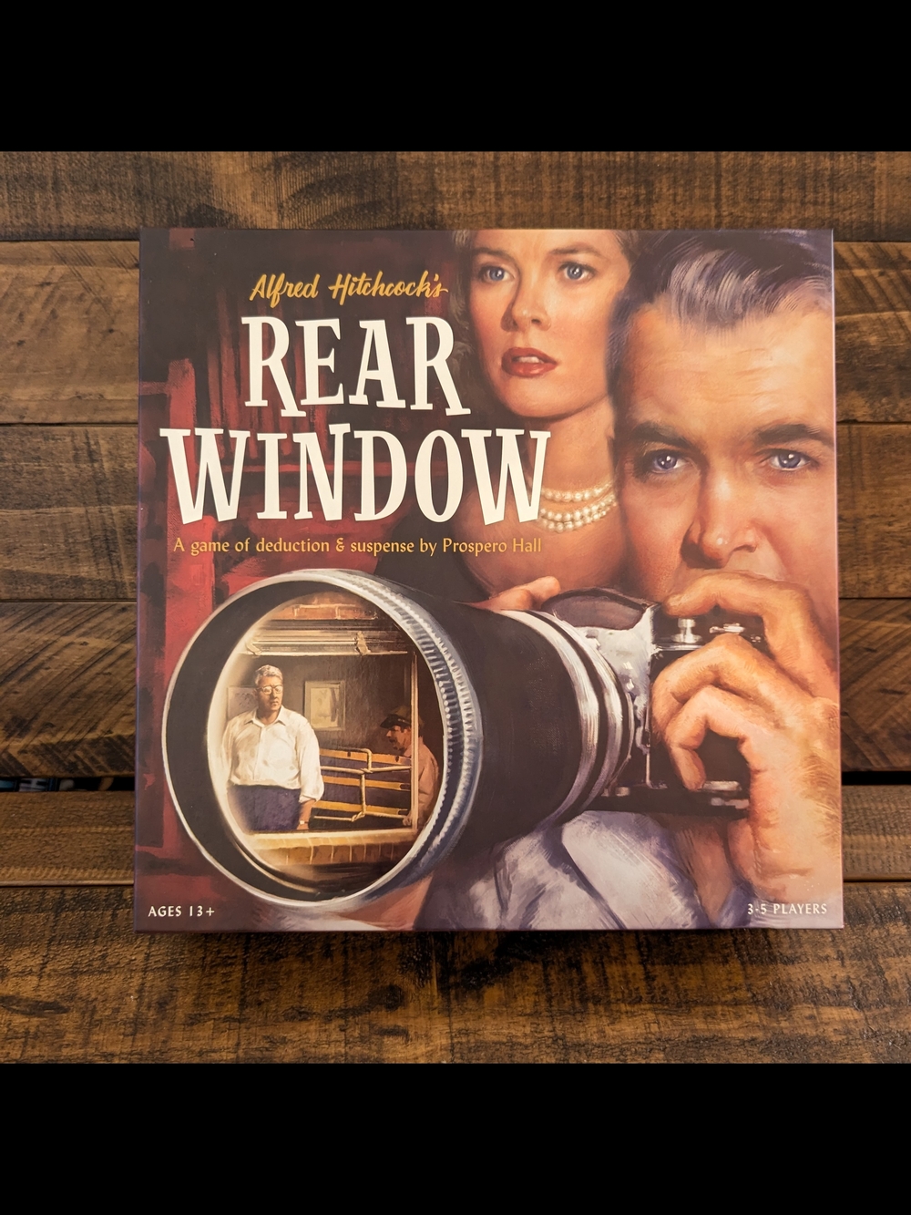 REAR WINDOW Alfred Hitchcock's Strategy Game Funko Games 2022 NEW Sealed